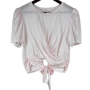 A.L.C. Monica Tee Light Pink Women's Size Small New With Tags With SMALL HOLE